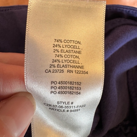 2/40 Wilfred Free Picture Cargo Pants in Purple - Women’s 6 - Picture 9 of 14